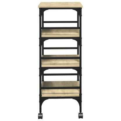 Kitchen Trolley Sonoma Oak 45x35x89.5 cm Engineered Wood