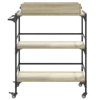 Kitchen Trolley Sonoma Oak 81.5x41x92.5 cm Engineered Wood