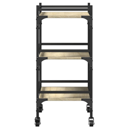 Kitchen Trolley Sonoma Oak 50x35x75.5 cm Engineered Wood
