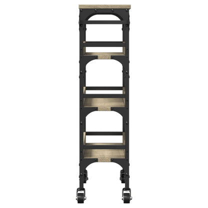 Kitchen Trolley Sonoma Oak 53x20x76 cm Engineered Wood