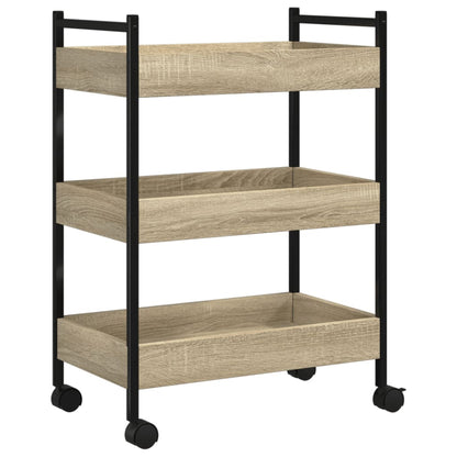 Kitchen Trolley Sonoma Oak 50x30x70 cm Engineered Wood
