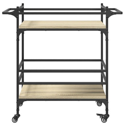 Kitchen Trolley Sonoma Oak 82x40x78.5 cm Engineered Wood