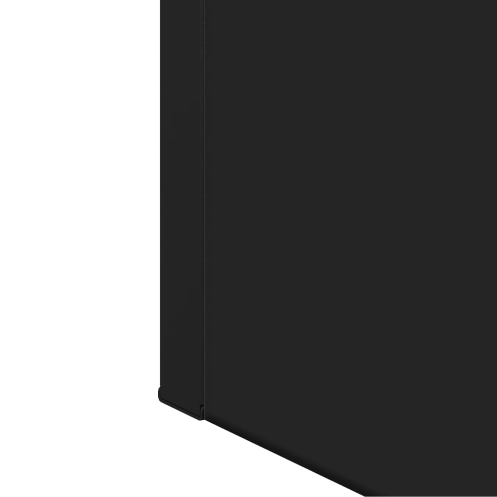 Bathroom Mirror Cabinet Black 60x16x60 cm Engineered Wood