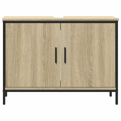 Bathroom Sink Cabinet Sonoma Oak 80x30x60 cm Engineered Wood