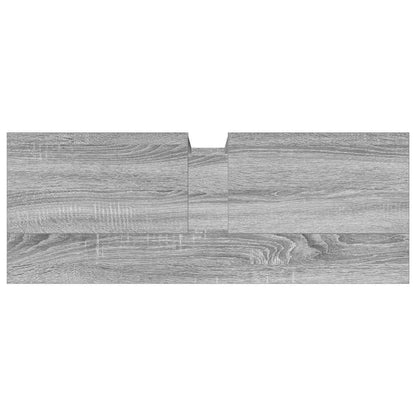Bathroom Sink Cabinet Grey Sonoma 80x30x60 cm Engineered Wood