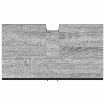 Bathroom Sink Cabinet Grey Sonoma 60x33x60 cm Engineered Wood