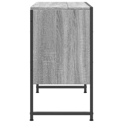 Bathroom Sink Cabinet Grey Sonoma 80x33x60 cm Engineered Wood