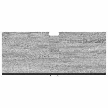 Bathroom Sink Cabinet Grey Sonoma 80x33x60 cm Engineered Wood