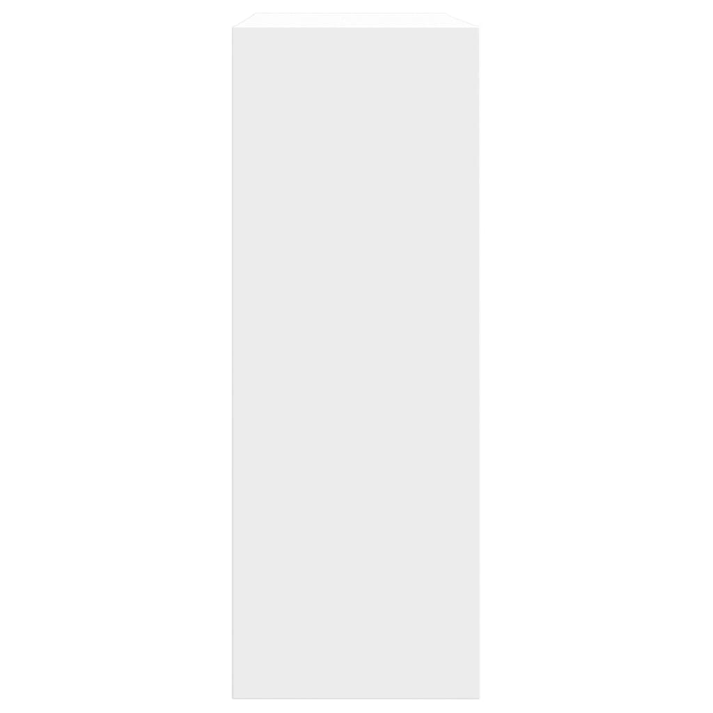 Shoe Cabinet White 60x21x57 cm Engineered Wood