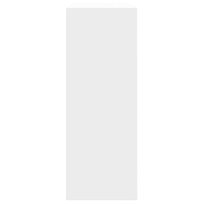 Shoe Cabinet White 60x21x57 cm Engineered Wood