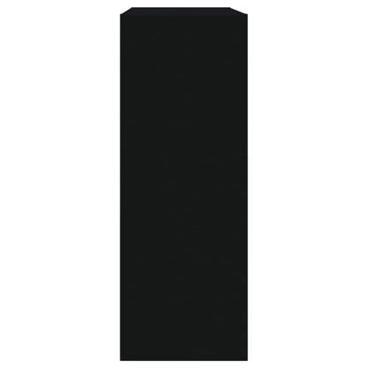 Shoe Cabinet Black 60x21x57 cm Engineered Wood