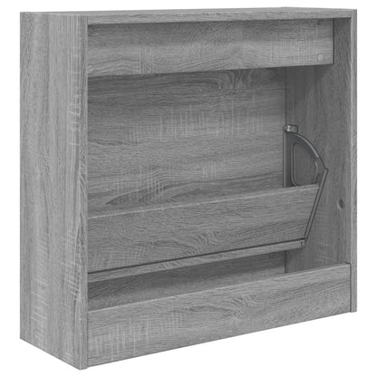 Shoe Cabinet Grey Sonoma 60x21x57 cm Engineered Wood