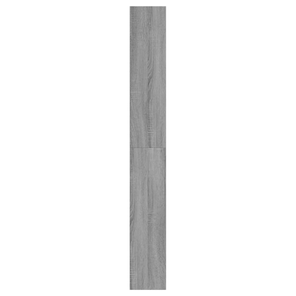 Shoe Cabinet Grey Sonoma 60x21x163.5 cm Engineered Wood