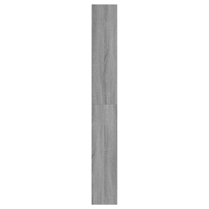 Shoe Cabinet Grey Sonoma 60x21x163.5 cm Engineered Wood