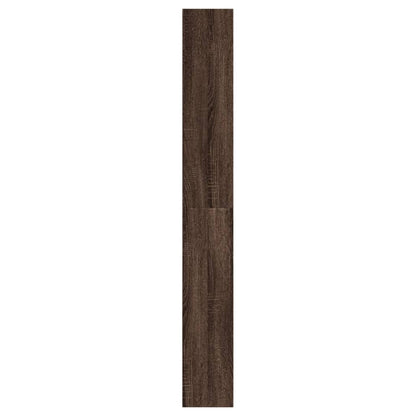 Shoe Cabinet Brown Oak 60x21x163.5 cm Engineered Wood
