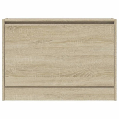 Shoe Cabinet Sonoma Oak 80x21x57 cm Engineered Wood