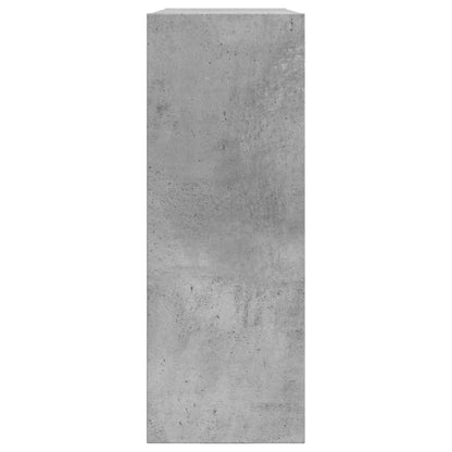 Shoe Cabinet Concrete Grey 80x21x57 cm Engineered Wood