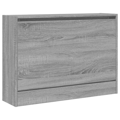 Shoe Cabinet Grey Sonoma 80x21x57 cm Engineered Wood