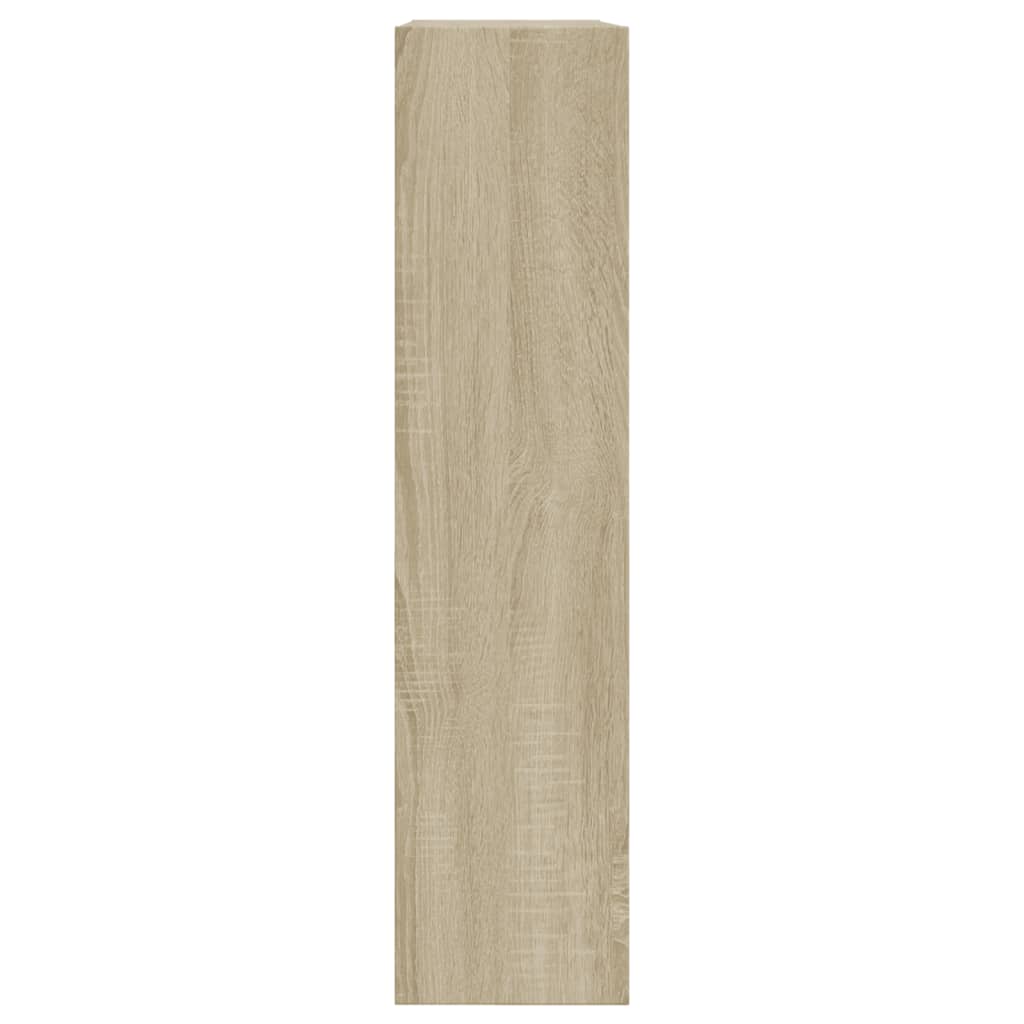 Shoe Cabinet Sonoma Oak 80x21x87.5 cm Engineered Wood