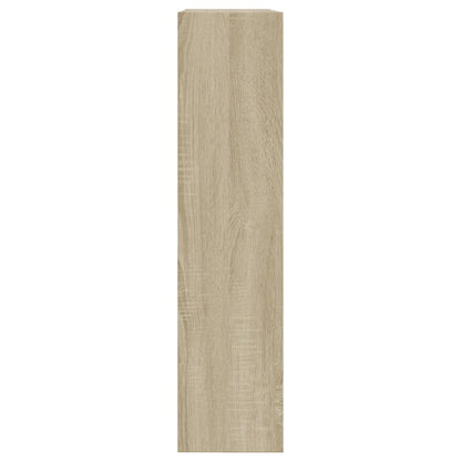 Shoe Cabinet Sonoma Oak 80x21x87.5 cm Engineered Wood