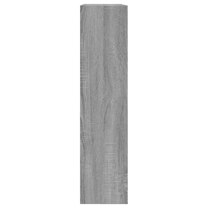 Shoe Cabinet Grey Sonoma 80x21x87.5 cm Engineered Wood