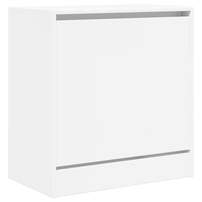 Shoe Cabinet White 60x34x63.5 cm Engineered Wood