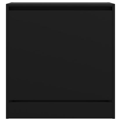 Shoe Cabinet Black 60x34x63.5 cm Engineered Wood