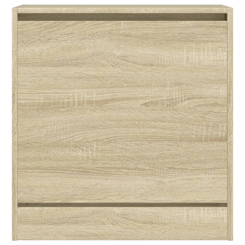 Shoe Cabinet Sonoma Oak 60x34x63.5 cm Engineered Wood