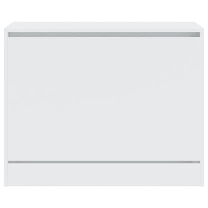 Shoe Cabinet White 80x34x63 cm Engineered Wood