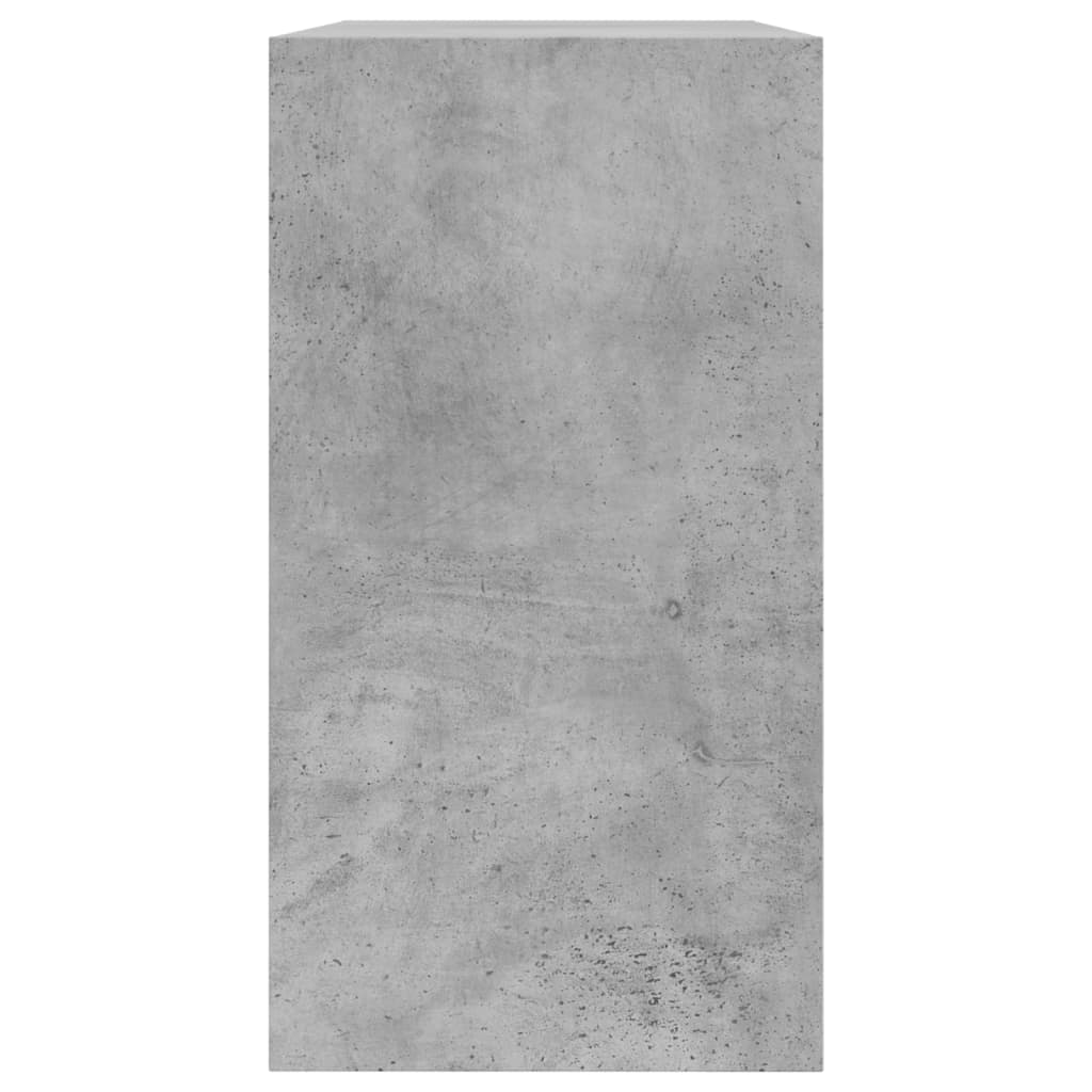 Shoe Cabinet Concrete Grey 80x34x63 cm Engineered Wood