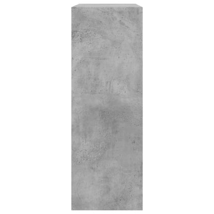 Shoe Cabinet Concrete Grey 80x34x96.5 cm Engineered Wood