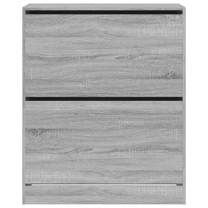 Shoe Cabinet Grey Sonoma 80x34x96.5 cm Engineered Wood