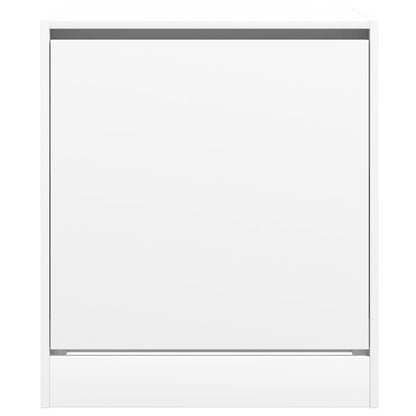 Shoe Cabinet White 60x42x69 cm Engineered Wood