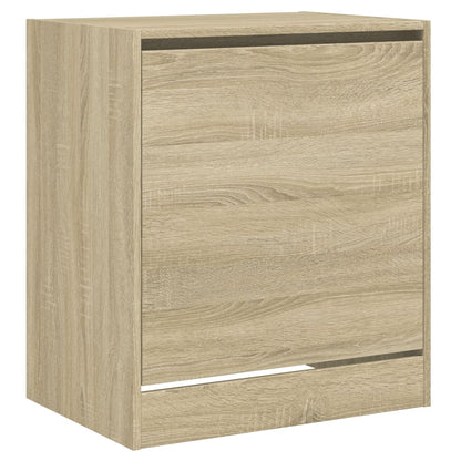 Shoe Cabinet Sonoma Oak 60x42x69 cm Engineered Wood