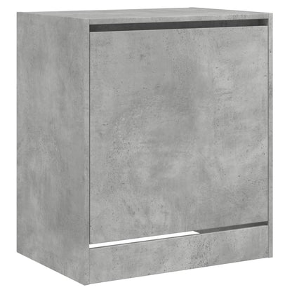 Shoe Cabinet Concrete Grey 60x42x69 cm Engineered Wood