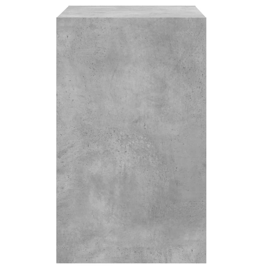 Shoe Cabinet Concrete Grey 60x42x69 cm Engineered Wood