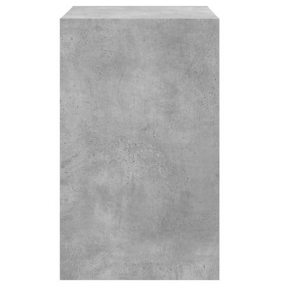 Shoe Cabinet Concrete Grey 60x42x69 cm Engineered Wood