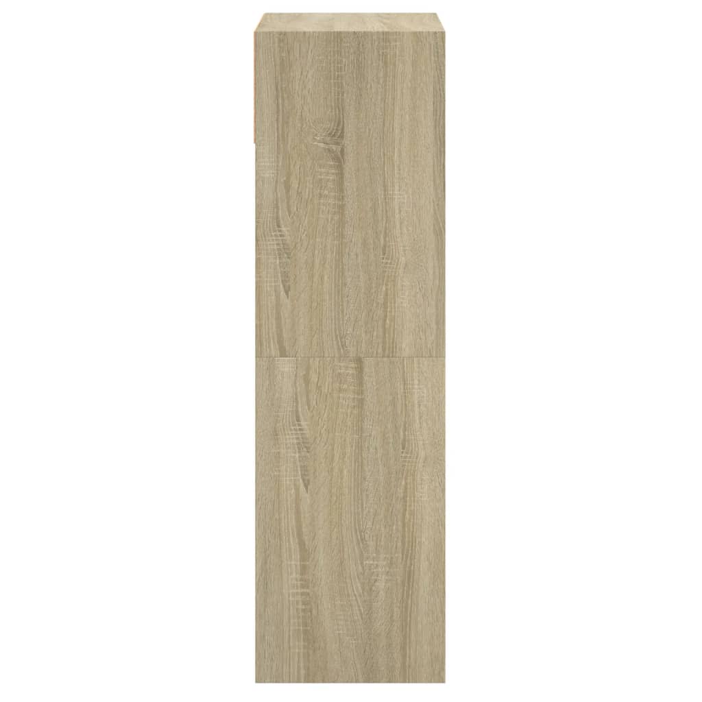Shoe Cabinet Sonoma Oak 60x34x116 cm Engineered Wood