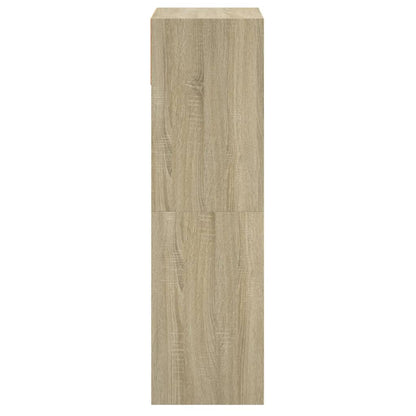 Shoe Cabinet Sonoma Oak 60x34x116 cm Engineered Wood