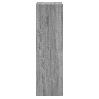 Shoe Cabinet Grey Sonoma 60x34x116 Engineered Wood