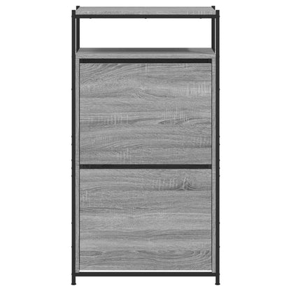 Shoe Cabinet Grey Sonoma 60x34x112 Engineered Wood