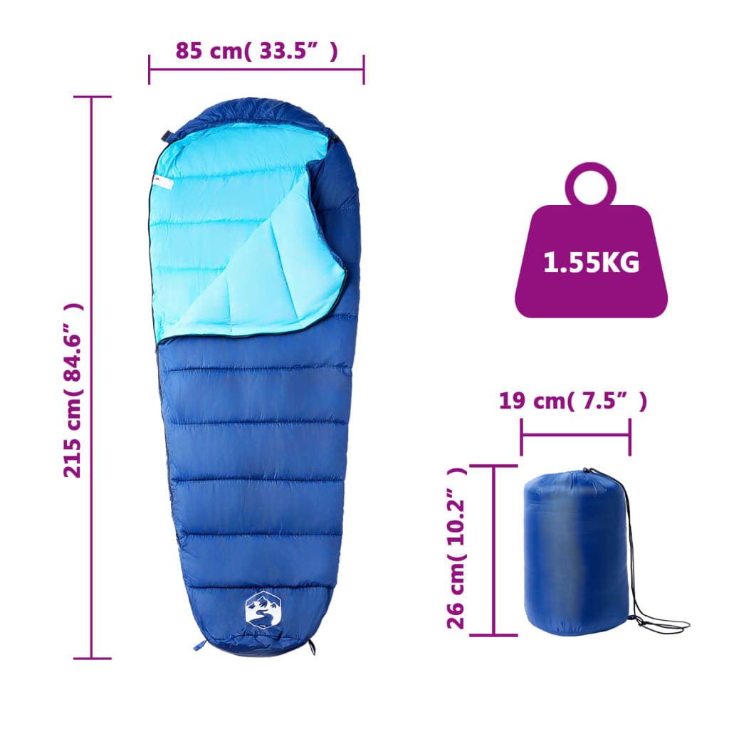 Mummy Sleeping Bag for Adults Camping 3 Seasons