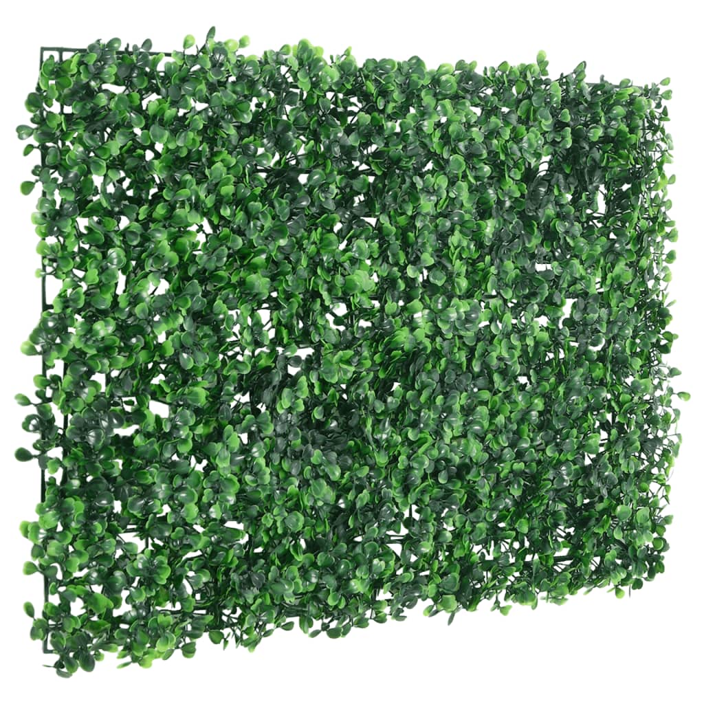 Artificial Shrub Leaf Fence 24 pcs Green 40x60 cm
