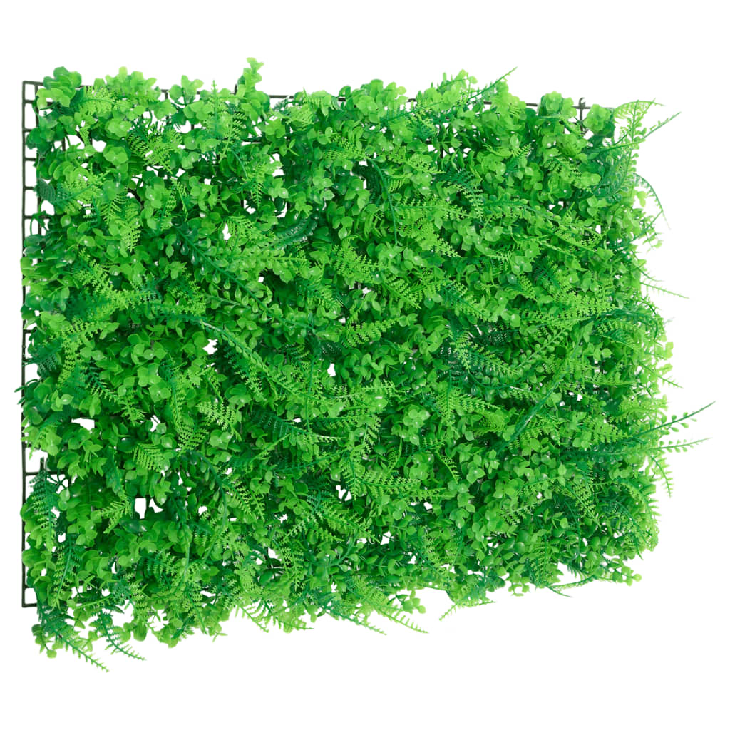 Artificial Fern Leaf Fence 6 pcs Green 40x60 cm