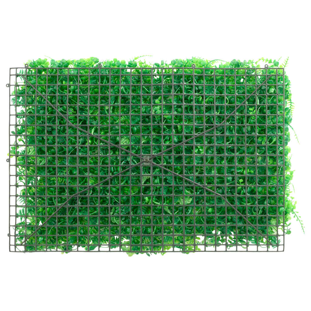Artificial Fern Leaf Fence 6 pcs Green 40x60 cm