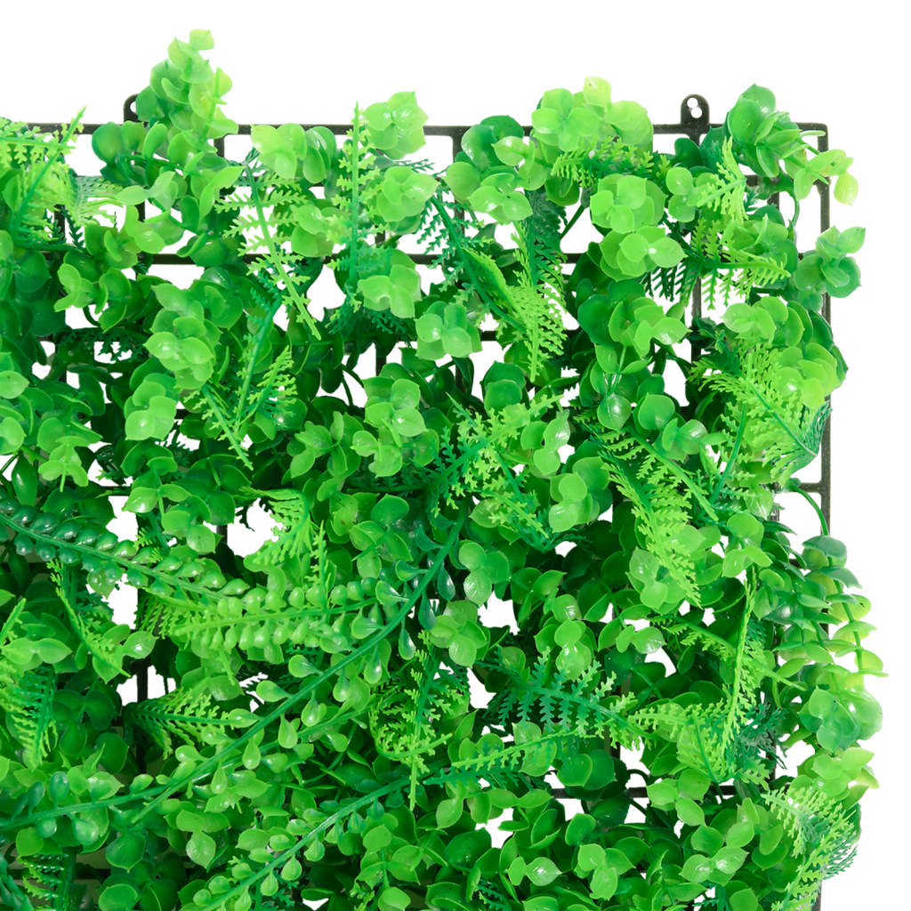 Artificial Fern Leaf Fence 6 pcs Green 40x60 cm