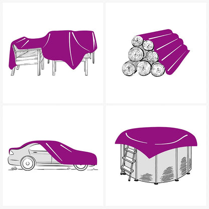 Tarpaulin Anthracite 4x6 m 650 g/m²