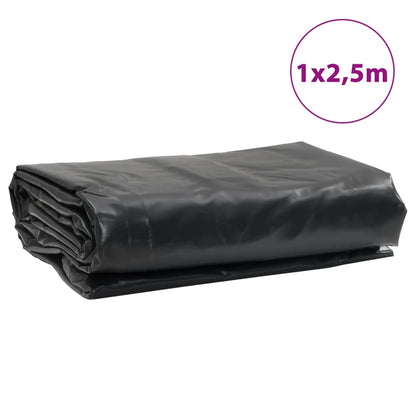 Tarpaulin Anthracite 1x2.5 m 650 g/m²