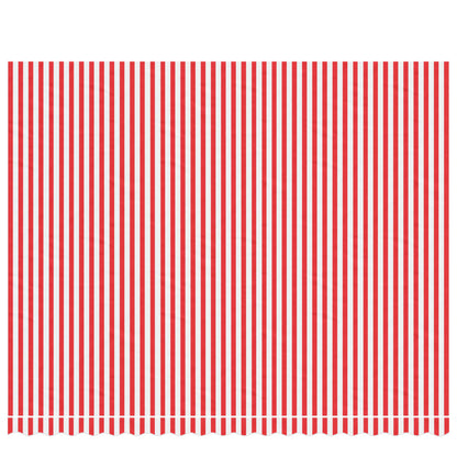 Replacement Fabric for Awning Red and White Stripe 4.5x3.5 m