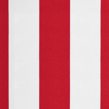Replacement Fabric for Awning Red and White Stripe 4.5x3.5 m